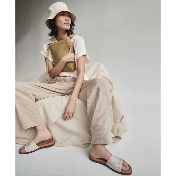 Madewell Petite Lightspun Pull-On Balloon Pants In Dried Flax XSP - Picture 3 of 11